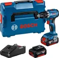 BOSCH Professional Akku-Bohrschrauber-Set GSR 18V-45 06019K3204