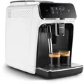 PHILIPS Kaffeevollautomat "2200 Serie EP2220/10 Pannarello", schwarz-weiß (weiß, schwarz), B:24,7cm H:36,6cm T:43,4cm, Kaffeevollautomaten, für 2 Kaffeespezialitäten und anpassbarer Aromastärke, mattschwarz