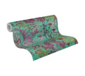 Vliestapete Floral Blätter grün pink rot Floral Impression 37751-6 (6,05€/1qm)