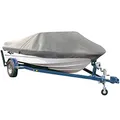 pro.tec Bootspersenning bis 580cm x 295cm Bootsplane Abdeckplane Boot Bootsabdeckplane GRAU