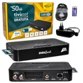 HD Tivusat Receiver + SMARTCARD AKTIVIERT > HDTV DigiQuest Q20 RAI Mediaset NEU