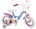 Volare Kinderfahrrad 12 Zoll Kinder Mädchen Fahrrad Rad Frozen 2 Eiskönigin Elsa 21279-SAFW, 1 Gang, Korb,Stützräder,Kettenschutz,Schutzbleche