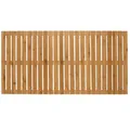 Wenko Badematte Baderost Indoor & Outdoor, 50 x 100 cm, braun, aus Bambus, rutschfest