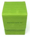 docsmagic.de Premium Magnetic Flip Box (80) Light Green + Deck Divider - MTG PKM YGO - Kartenbox Hellgrün