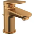 Duravit Wave wastafelkraan met trekwaste brons geborsteld