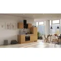 Flex-Well Classic Küchenzeile Nano 220 cm Buche