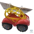 Bright Starts, Oball, Spielzeugauto mit Rassel, Motorikspielzeug für Babys und K