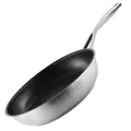 Bratpfanne Induktion 28 cm Edelstahl Beschichtete Pfanne SILBERTHAL Ofenfest