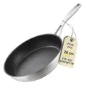 SILBERTHAL Bratpfanne Pfanne Edelstahl Pfanne Kochen Braten Küche 28 cm720