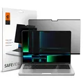 Spigen SafeView Magnetischer Blickschutzfilter für MacBook Pro 14 Zoll (M4 / M4 Pro / M4 Pro Max / M3 Serie / M2 Serie / M1 Serie), Sichtschutzfilter, Privacy Schutz, Anti-Fingerabdruck
