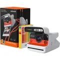 Polaroid Everything Box Flip Sofortbildkamera, analog, Format 79 x 79 mm, weiß, mit Bluetooth und Film