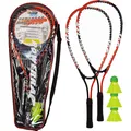 Best Sporting Powerbadminton Set, 2 BadmintonSchläger, 3 bälle, inklusive Tragetasche (841180)