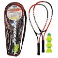 BESTSPORTING Badminton-Set rot/schwarz