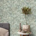 Vliestapete Blumen Floral Holunderblüten Grün Creme Blau 10415-07 (4,26€/1qm)