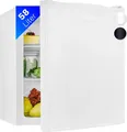 Bomann Mini Kühlschrank KB 7347 | 58L | Tischkühlschrank | leise 39 dB | Temperaturregelung | weiß, E (Spektrum A bis G)