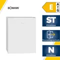 Bomann  KB 7347 Kühlschrank, 58 L, 2 Glasablagen, weiß