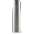 Blumtal Thermoflasche Eifel - auslaufsicherer Trinkbecher, für unterwegs, stundenlange Isolation von warmen Getränken silberfarben 500 ml
