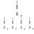 5 x Zündkerze NGK für AUDI, SEAT, SKODA, VW A1, A3, A3 8P, A3