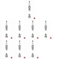 8 x Zündkerze NGK für AUDI, SEAT, SKODA, VW A1, A3, A3 8P, A3