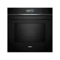 Siemens HM736GAB1, iQ700 Smarter Einbau-Backofen mit Mikrowellenfunktion, 60 x 60 cm, Made in Germany, 800 W, Schwarz, ecoClean & humidClean Selbstreinigung, Air Fry, cookControl, Farb-Touchscreen