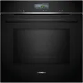 Siemens iQ700 HM736GAB1 Einbau-Backofen mit Mikrowellenfunktion 800W, Schwarz