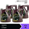 Mannol 2-Takt Plus API TC Motoröl 4x4 Liter = 16 Liter