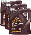 3x4 Liter Mannol 2-Takt Plus Motoröl Mischöl Roller Moped Mofa Motorrad Bike