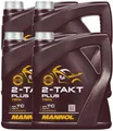 4x4 Liter Mannol 2-Takt Plus Motoröl Mischöl Roller Moped Mofa Motorrad Bike