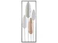 Beliani Elegante Wanddekoration aus Metall 31 x 4 x 90 Gold/Silber Kreisform Niobium