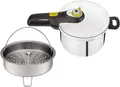 Tefal P2530738 Secure 5 Neo Schnellkochtopf 22 cm, 6 L, inklusive Korbeinsatz