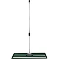 Rasenrakel 100cm Levelingrake Rasen Rakel Rake Stahl Grün 1.9m Flächenebener