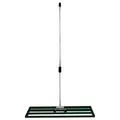 Rasenrakel 100cm x 32cm Levelingrake Rasen Rake Rakel zum Sanden Stahl Grün Flächenebener Verzinkter Stahl 1,2 – 1,9m Verlängerbarer Griff Golf Garten Werkzeug Gras Erde Kunstrasen Kompost Kopfdüngung
