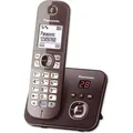 Panasonic KX-TG6821GA Schnurlostelefon mit AB mocca braun - Braun