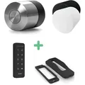 Nuki Smart Lock Pro (5. Gen) + Schutzabdeckung + Keypad + Diebstahlschutz - Weiß / ohne Witterungsschutz