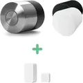 Nuki Smart Lock Pro (5. Gen) + Schutzabdeckung + Door Sensor - Weiß
