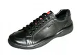 Prada Herren Schwarz Leder Sneaker 4E2649 O3Y F0002 42.5 EU/UK 8.5