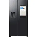 Samsung Family HubTM RS97F Side-by-Side mit View Inside und Wassertank, EEK: E, 614 L Schwarz