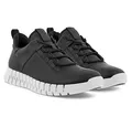 ECCO Sneaker Gruuv Lea (aus Nubukleder) schwarz/weiss Herren, Größe Euro (US): 46