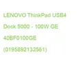 LENOVO ThinkPad USB4 Dock 5000 - 100W GE 40BF0100GE (0195892132561)