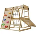 Juskys Klettergerüst für Kinder mit Rutsche (Mini)