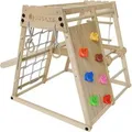 Juskys Mini Klettergerüst für Kinder mit Rutsche
