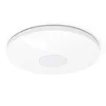 Hama Smart Home Deckenleuchte ohne Hub/Gateway (App- u. Sprachsteuerung für WLAN-Deckenlampe, smarte Deckenlampe für Alexa u. Google Assistant, Smart Home mit verschiedenen Lichtatmosphären, Ø 50 cm)
