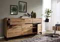 MASSIVMOEBEL24.DE | VILLANDERS Sideboard 175x45x85 Wildeiche geölt - Versch Farben, Farbe:Natur geölt, Größe:175x45x85 cm (BxTxH)