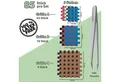 ALPIDEX Kinesiologie-Tape Gittertape Cross Tape Gitterpflaster verschiedene Größen und Mengen (85-St)
