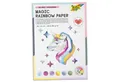 Folia Transparentpapier folia Regenbogen-Papier Block MAGIC RAINBOW, 240 x 340 mm