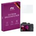 atFoliX Glasfolie kompatibel mit Nikon Coolpix B500 Panzerfolie, 9H Hybrid-Glass FX Schutzpanzer Folie