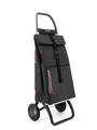 Klappbarer Einkaufstrolley Rolser Big Tweed 2 Räder - Schwarz