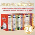 Diary of a Wimpy Kid 24 Bücher Sammlung Box Set von Jeff Kinney-Dhl Express