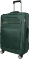 My Travel Bag 3090 Stoffkoffer 4-Rollen Trolley Koffer Reisekoffer Tasche Reisetasche Leicht Smaragdgrün-L