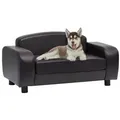 vidaXL Hundesofa Braun 80x50x40 cm Kunstleder
